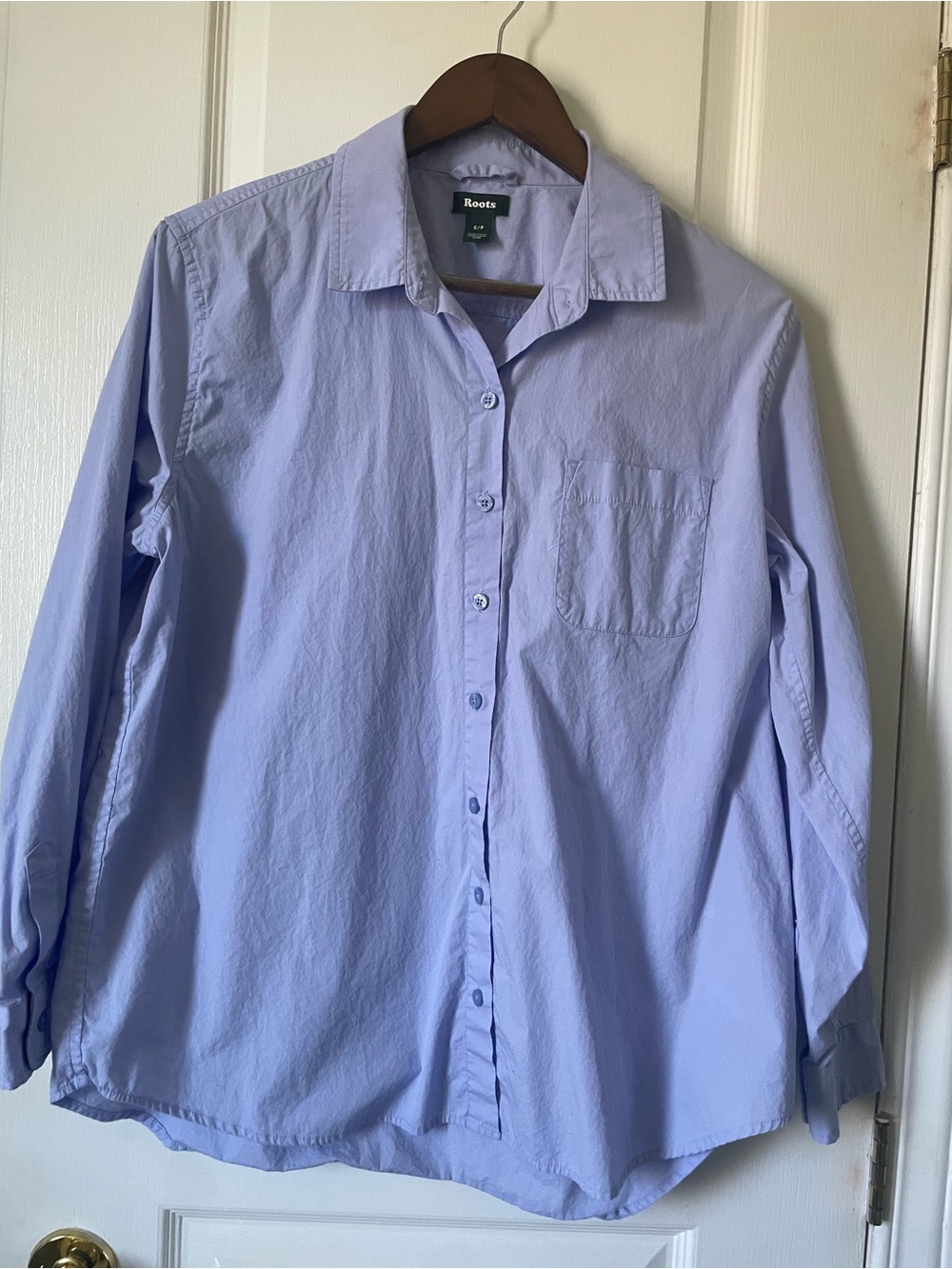 Roots Light Blue Button-Down Shirt